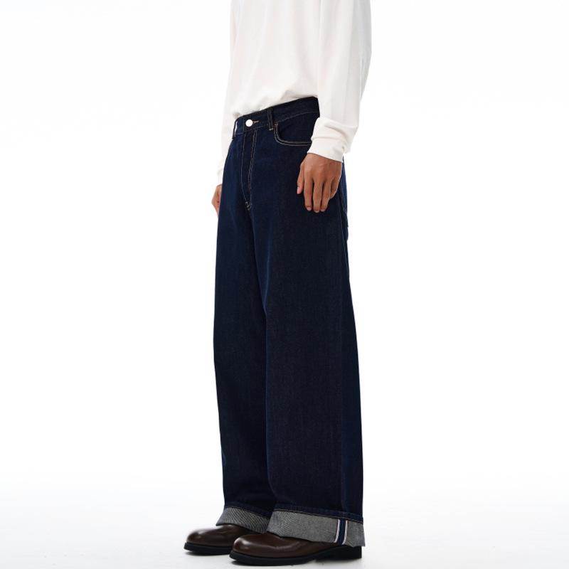 LKTM Unisex Retro Raw Denim Red Selvedge Jeans 2023M - Loose Straight Fit Casual Long Pants L синий
LKTM Unisex Retro Raw Denim Red Selvedge Jeans 2023M - Loose Straight Fit Casual Long Pants L синий