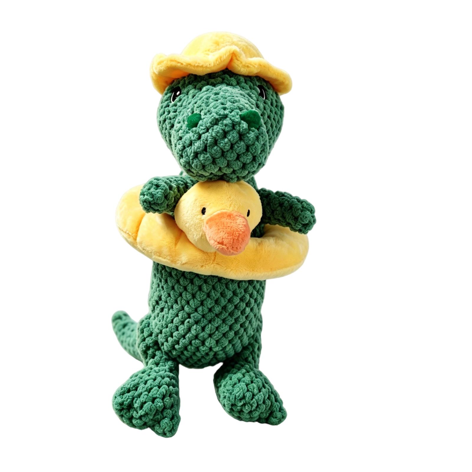 Plush Pet Toy Soft Fabric Dinosaur with Duck Float Design Durable Interactive Companion for Dogs and Puppies Chew Toy One Size
Plush Pet Toy Soft Fabric Dinosaur with Duck Float Design Durable Interactive Companion for Dogs and Puppies Chew Toy One Size