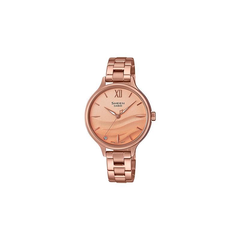 Casio SHEEN series SEAWAVE colorful star theme model fashion three-dimensional simple quartz movement resin strap Japanese and Korean SHE-4550PG-4AUPR золотий
Casio SHEEN series SEAWAVE colorful star theme model fashion three-dimensional simple quartz movement resin strap Japanese and Korean SHE-4550PG-4AUPR золотий