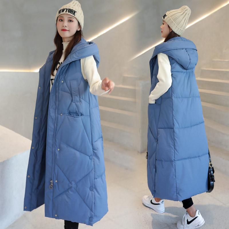 Autumn Winter Fashion Korea Solid Color Down Cotton Vest Women Slim Thick Loose Jacket Jacket Women XL синій
Autumn Winter Fashion Korea Solid Color Down Cotton Vest Women Slim Thick Loose Jacket Jacket Women XL синій