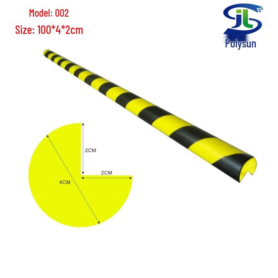 Industrial Anti-Collision PU Foam Yellow-Black Wall Corner Protector Strip
Industrial Anti-Collision PU Foam Yellow-Black Wall Corner Protector Strip