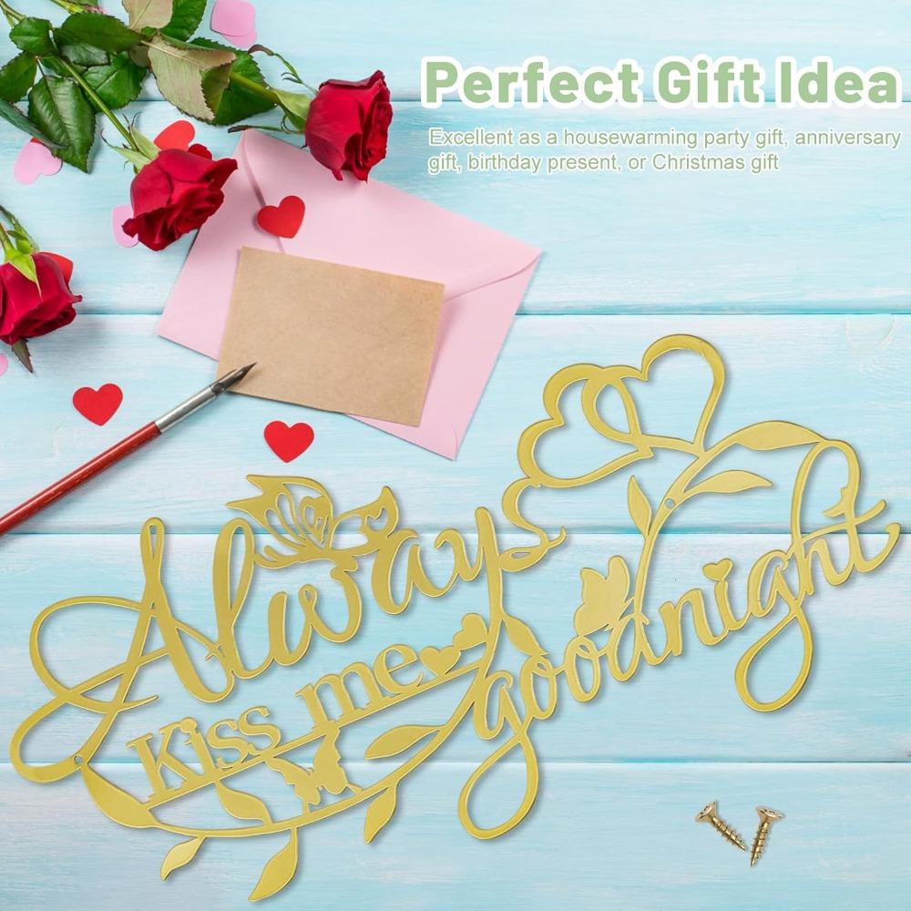 Elegant Metal Wall Art Love Theme LOVE YOU BYE Wall Mounted Home Decor Living Room Wedding Indoor Gift Hanging Ornament TY6529-02
Elegant Metal Wall Art Love Theme LOVE YOU BYE Wall Mounted Home Decor Living Room Wedding Indoor Gift Hanging Ornament TY6529-02