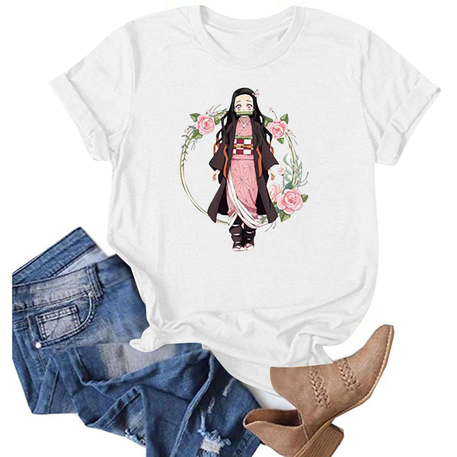 Женская летняя повседневная свободная футболка Nezuko с принтом аниме, пуловер с круглым вырезом и коротким рукавом (жизнь лучше с моими мальчиками) S белый
Женская летняя повседневная свободная футболка Nezuko с принтом аниме, пуловер с круглым вырезом и коротким рукавом (жизнь лучше с моими мальчиками) S белый