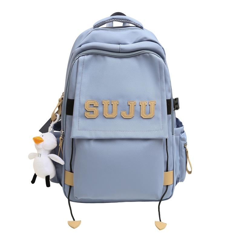 Жіночий шкільний студентський рюкзак Letter великої місткості рюкзак для чоловіків синій
Жіночий шкільний студентський рюкзак Letter великої місткості рюкзак для чоловіків синій