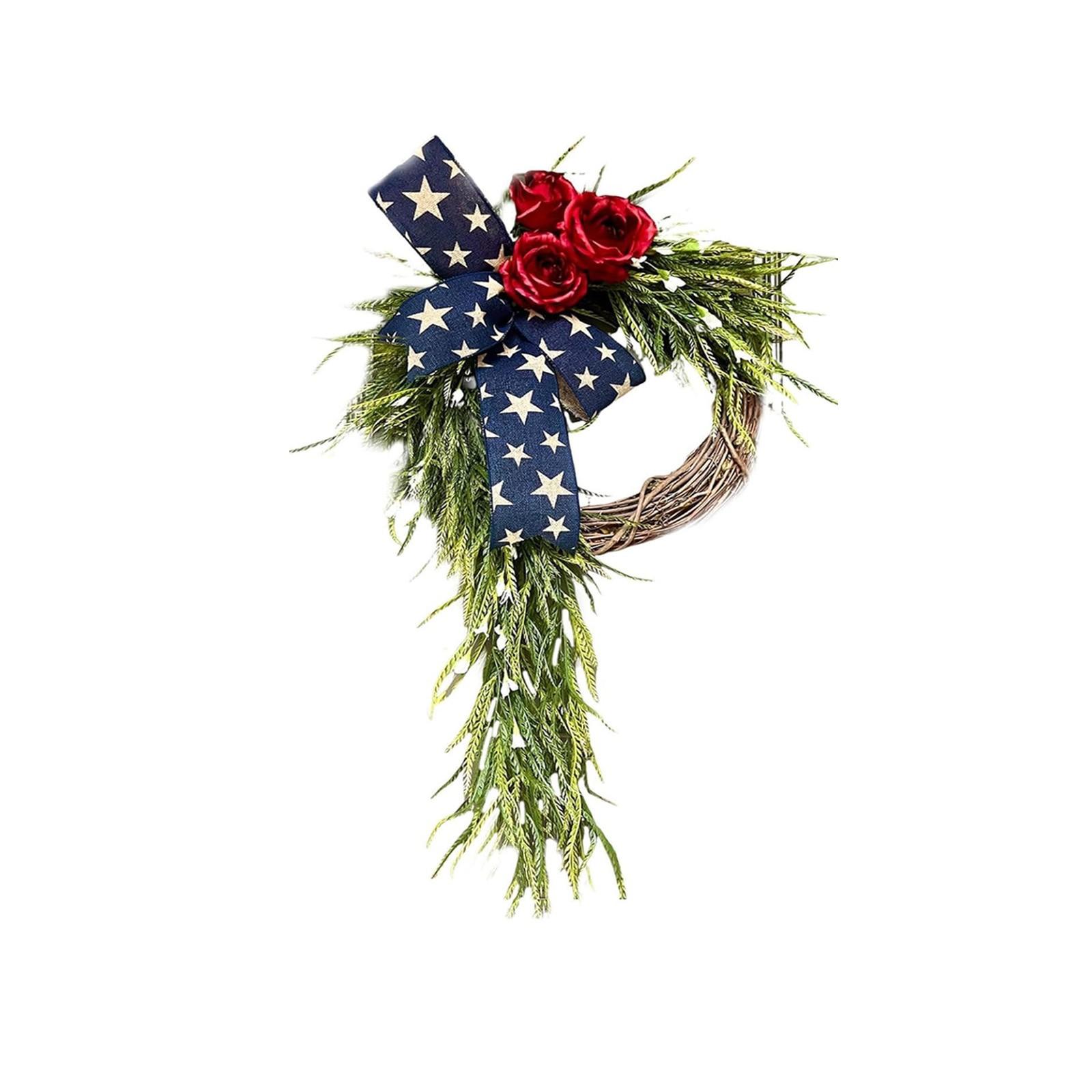 Венок ко Дню Независимости, Патриотический дверной венок для входной двери, Красно-синее украшение, Четвертое июля, Летний венок гордости, Четвертое июля One Size
Венок ко Дню Независимости, Патриотический дверной венок для входной двери, Красно-синее украшение, Четвертое июля, Летний венок гордости, Четвертое июля One Size