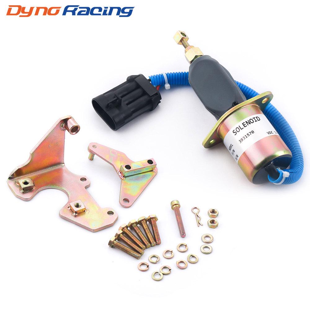 Fuel Cut-Off Solenoid Valve Kit with Bracket for 94- 98 Dodge Cummins, 3931570 5016244AA.
Fuel Cut-Off Solenoid Valve Kit with Bracket for 94- 98 Dodge Cummins, 3931570 5016244AA.