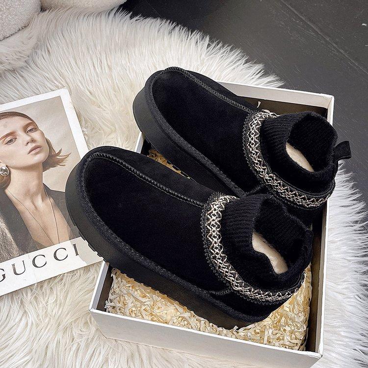 Cowhide version~ thick-soled snow boots women s 2024 winter new velvet fur integrated cotton boots non-slip Northeast large cotton shoes 40 чорний
Cowhide version~ thick-soled snow boots women s 2024 winter new velvet fur integrated cotton boots non-slip Northeast large cotton shoes 40 чорний