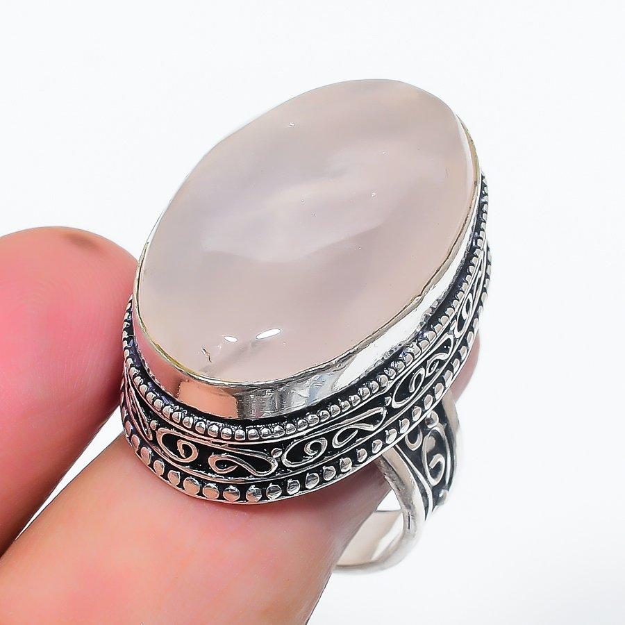 Кольцо из серебра 925 пробы с натуральным розовым кварцем, размер 9,5 h5g03
Кольцо из серебра 925 пробы с натуральным розовым кварцем, размер 9,5 h5g03