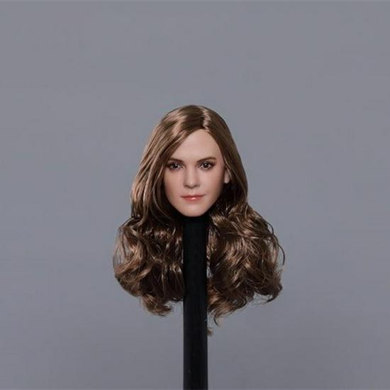 1/6 Female Head Sculpt: Hermione (Emma Watson) with Hollywood Hair, European American Style, inspired by Harry Potter. Hermione Long Curly Hair
1/6 Female Head Sculpt: Hermione (Emma Watson) with Hollywood Hair, European American Style, inspired by Harry Potter. Hermione Long Curly Hair