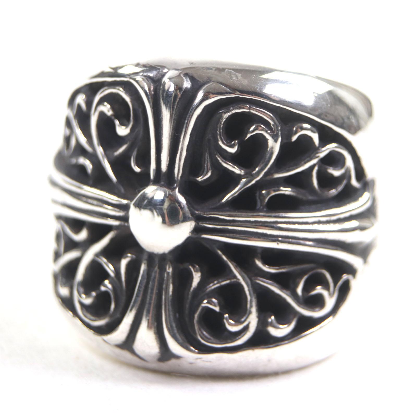 Great CHROME HEARTS Ring Classic oval cross Silver 925 mens Used
Great CHROME HEARTS Ring Classic oval cross Silver 925 mens Used