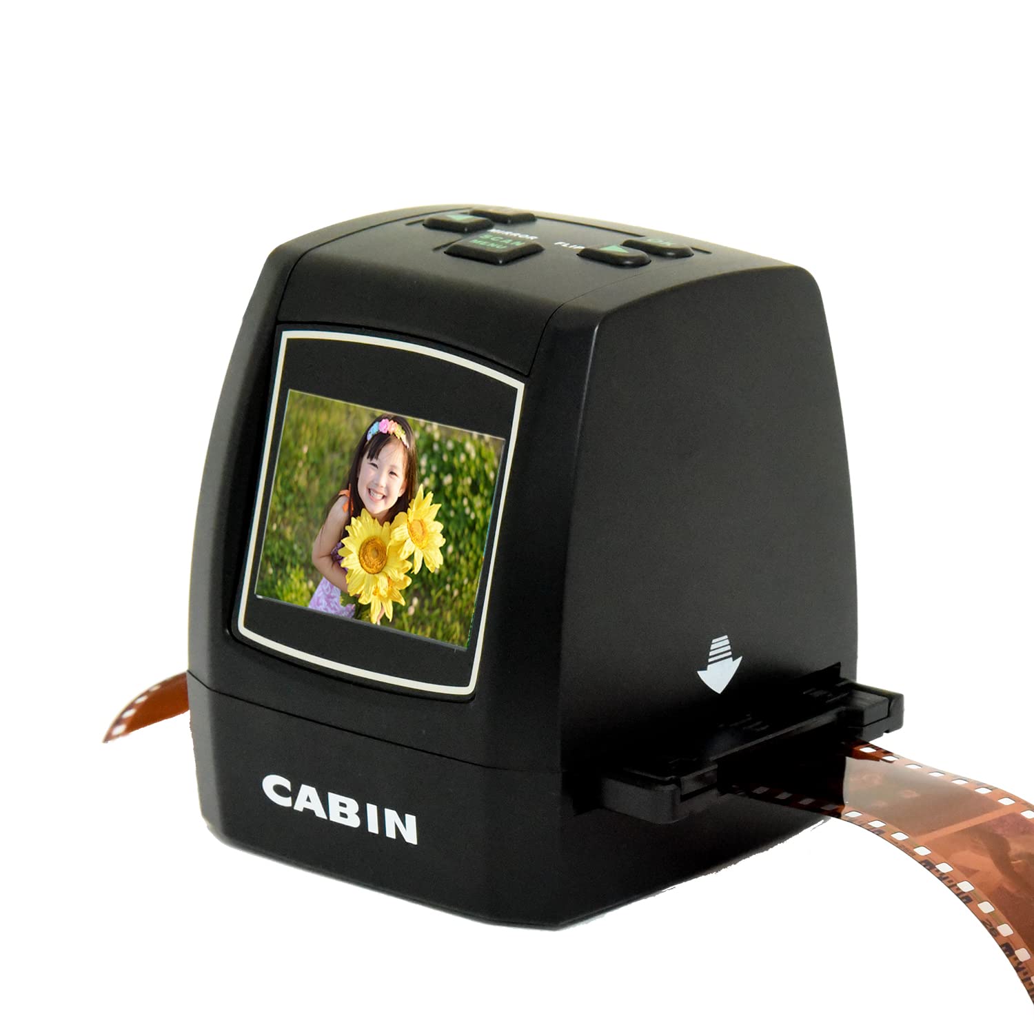 CABIN Compact Film Scanner Negative Digitization Compatible with 8 Film Approximately 14 Million Pixels Compatible with Negatives and Positives with чорний
CABIN Compact Film Scanner Negative Digitization Compatible with 8 Film Approximately 14 Million Pixels Compatible with Negatives and Positives with чорний