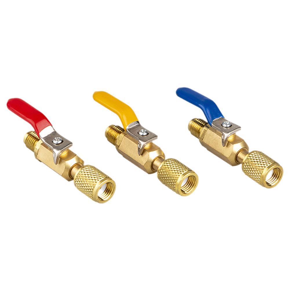 1/4 Straight Ball Valve Adapter R-R410A Refrigerant Can Dispensing Bottle Tap Opener Valve 68mm
1/4 Straight Ball Valve Adapter R-R410A Refrigerant Can Dispensing Bottle Tap Opener Valve 68mm