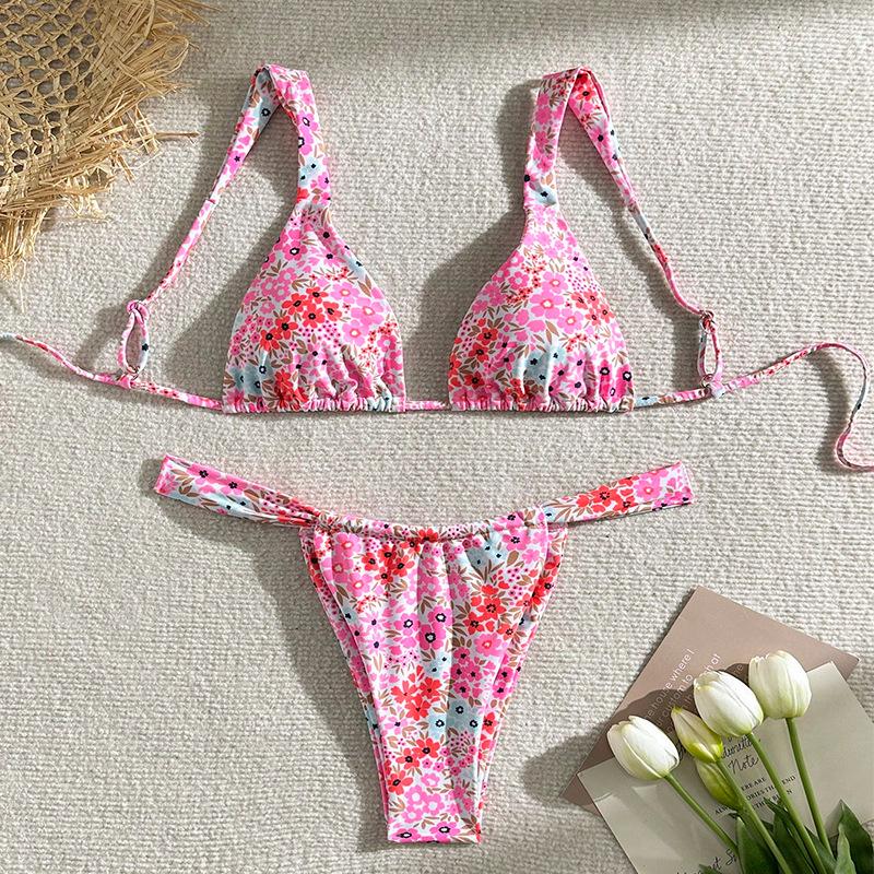 2024 New Style European & American Sexy Triangle Cup Tie-Up Bikini Swimsuit for Women M цветочный
2024 New Style European & American Sexy Triangle Cup Tie-Up Bikini Swimsuit for Women M цветочный