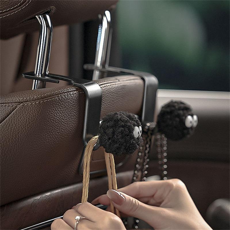 Cute Little Coal Ball Car Seat Back Hook Portable Auto Back Seat Organizer Hanger Storage Holder Auto Interior Accessories
Cute Little Coal Ball Car Seat Back Hook Portable Auto Back Seat Organizer Hanger Storage Holder Auto Interior Accessories