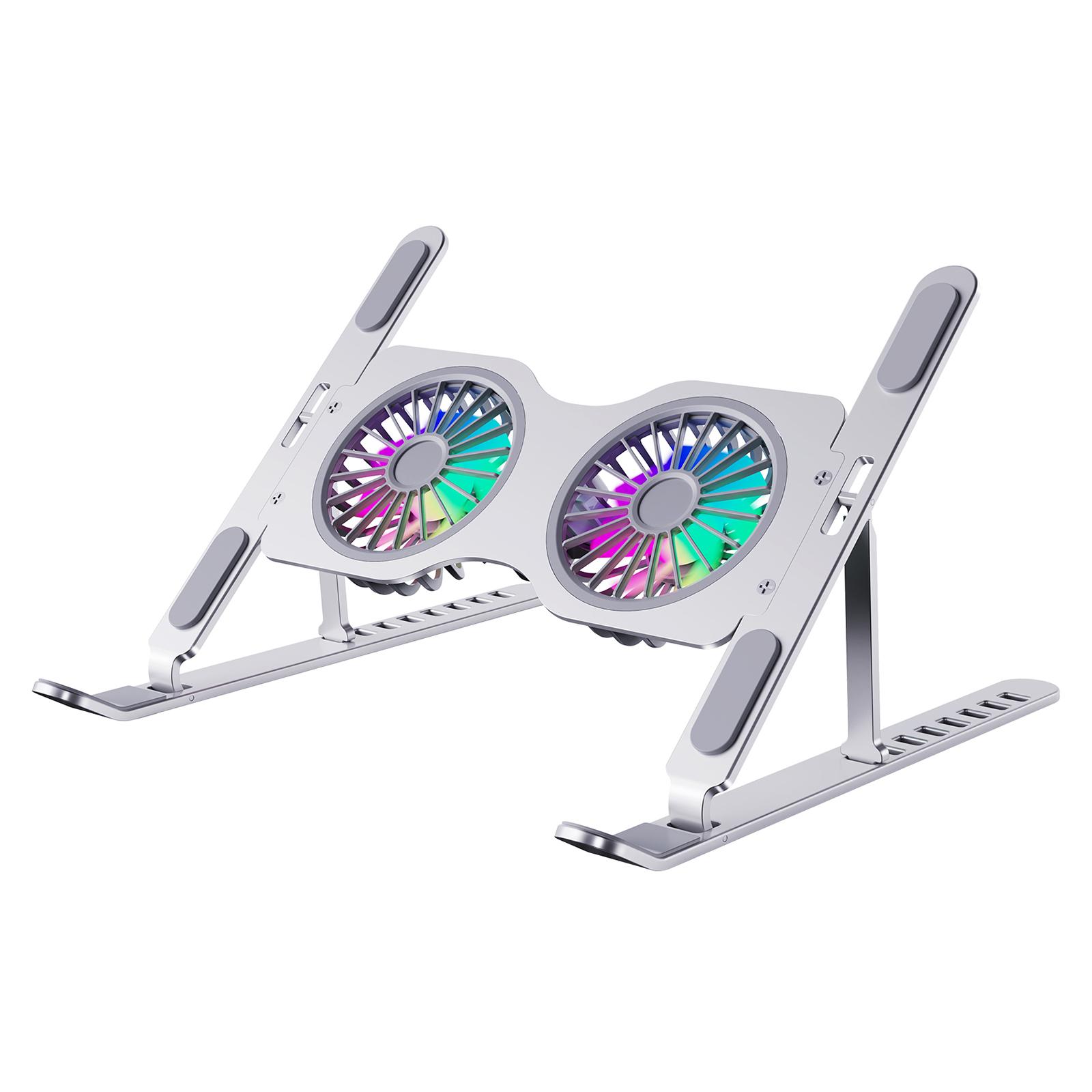 R-JUST HZ45 Foldable Height Adjustable Dual Fan Laptop Cooling Stand Notebook Metal Cooler A
R-JUST HZ45 Foldable Height Adjustable Dual Fan Laptop Cooling Stand Notebook Metal Cooler A