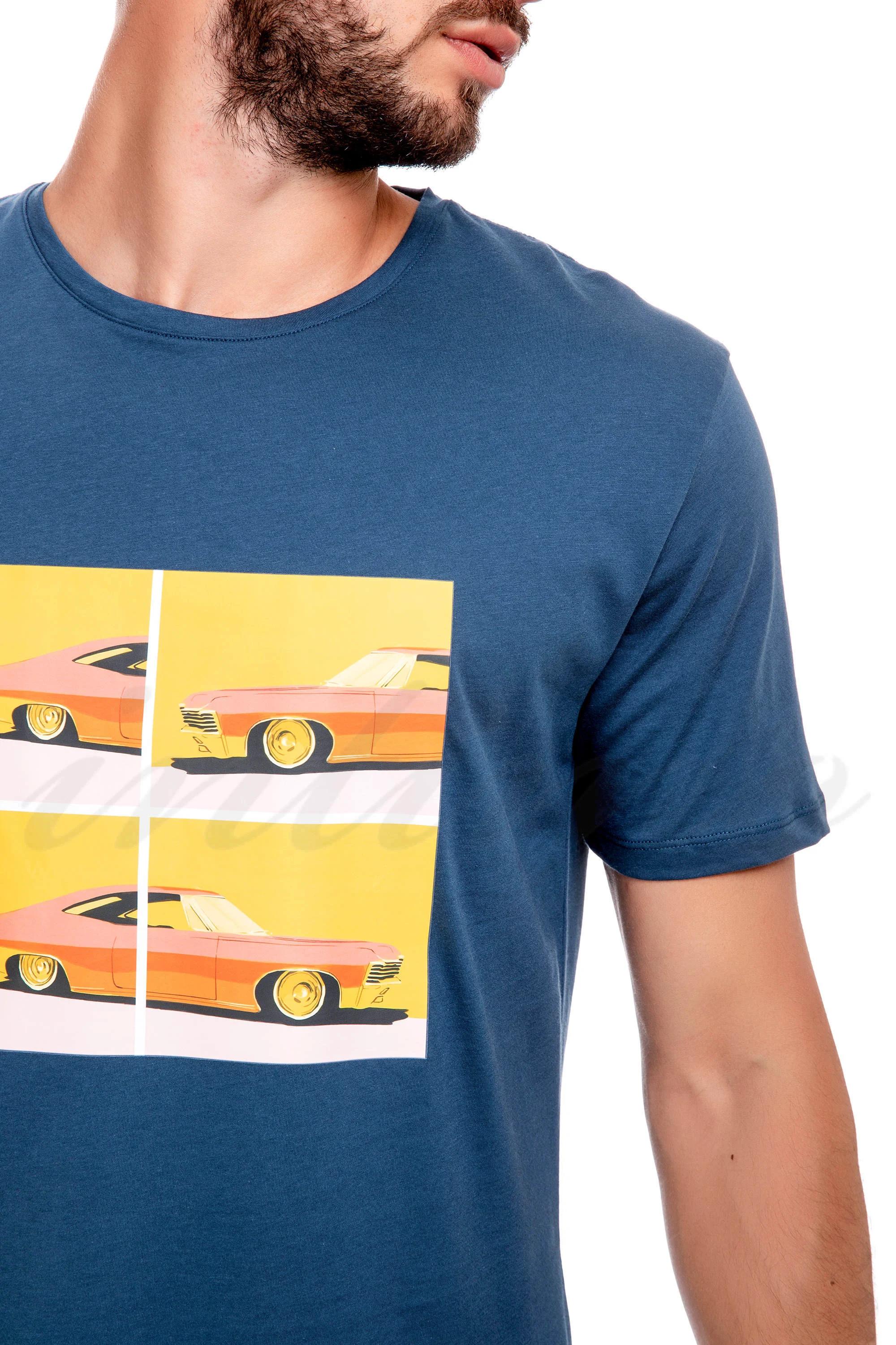 Футболка John Frank (60103) 50(L) французький небо синє кольору
Футболка John Frank (60103) 50(L) французький небо синє кольору