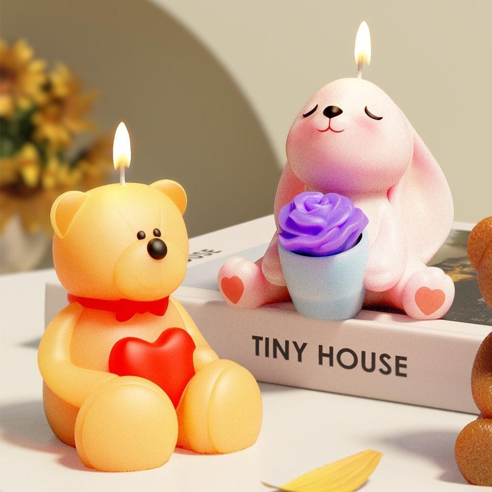 Ручная работа Роза Love Bear Molds Симпатичные капли клея Гипсовая форма Кролик Свеча Силиконовые формы Подарки для вечеринки Style 2
Ручная работа Роза Love Bear Molds Симпатичные капли клея Гипсовая форма Кролик Свеча Силиконовые формы Подарки для вечеринки Style 2