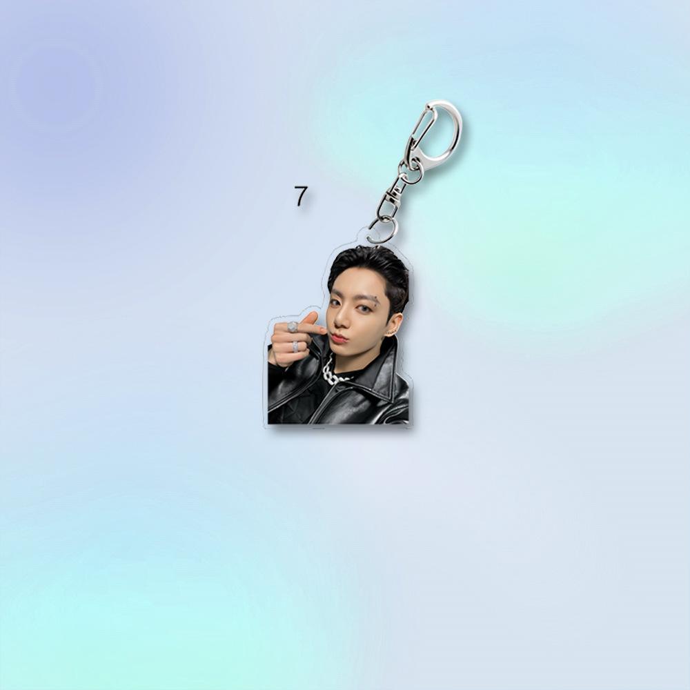 BTS Black Leather Jacket Acrylic Keychain, Bangtan Boys Photo Cutout Keyring, Kpop Idol Bag Pendant for ARMY Fans(Jin/RM/Suga/Jimin/V/J-Hope/Jungkook) JUNGKOOK
BTS Black Leather Jacket Acrylic Keychain, Bangtan Boys Photo Cutout Keyring, Kpop Idol Bag Pendant for ARMY Fans(Jin/RM/Suga/Jimin/V/J-Hope/Jungkook) JUNGKOOK