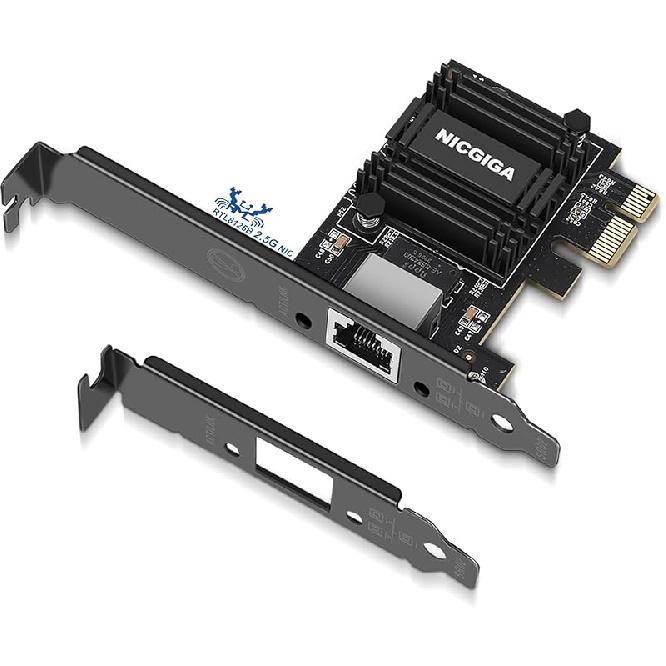 Мережева карта PCI-e 10G Base-T, контролер Marvell AQC113, мережевий адаптер NICGIGA 10Gb Ethernet з підтримкою WOL, мережева карта з портом RJ45 10Gbe, Windows10/11/Windows 2.5G NIC
Мережева карта PCI-e 10G Base-T, контролер Marvell AQC113, мережевий адаптер NICGIGA 10Gb Ethernet з підтримкою WOL, мережева карта з портом RJ45 10Gbe, Windows10/11/Windows 2.5G NIC