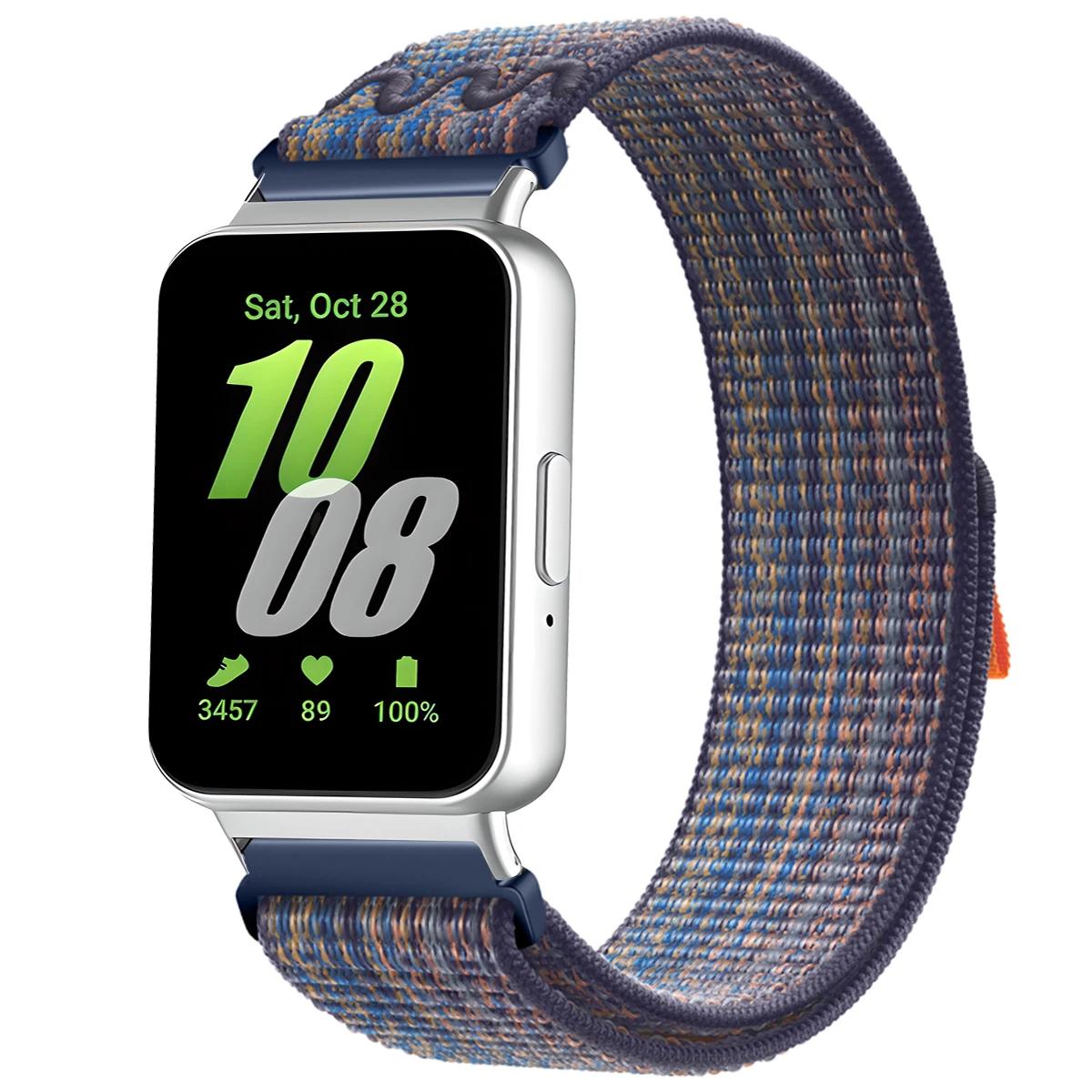 Нейлоновый ремешок для Samsung Galaxy Fit 3 дышащий сменный Плетеный браслет для умных часов Samsung Galaxy Fit 3 Ремешок For Galaxy Fit 3
Нейлоновый ремешок для Samsung Galaxy Fit 3 дышащий сменный Плетеный браслет для умных часов Samsung Galaxy Fit 3 Ремешок For Galaxy Fit 3