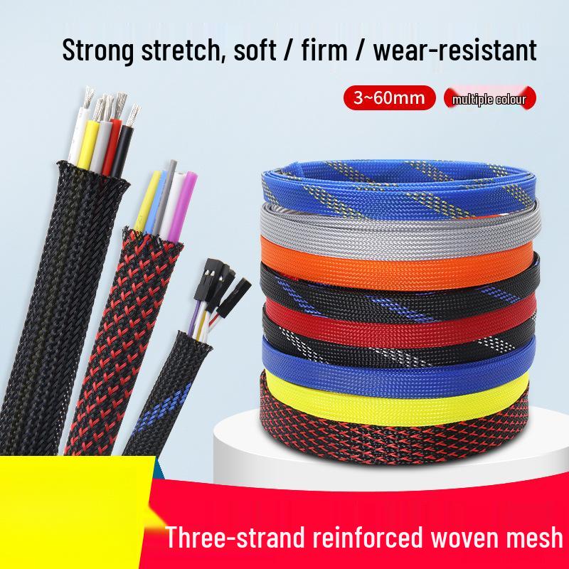 Shock-Absorbing Flame-Retardant Nylon Braided Mesh Sleeve, 3-60mm, Encrypted PET Three-Strand Wire Protection 10mm Fluorescent Yellow - 2m (Promo Price)
Shock-Absorbing Flame-Retardant Nylon Braided Mesh Sleeve, 3-60mm, Encrypted PET Three-Strand Wire Protection 10mm Fluorescent Yellow - 2m (Promo Price)
