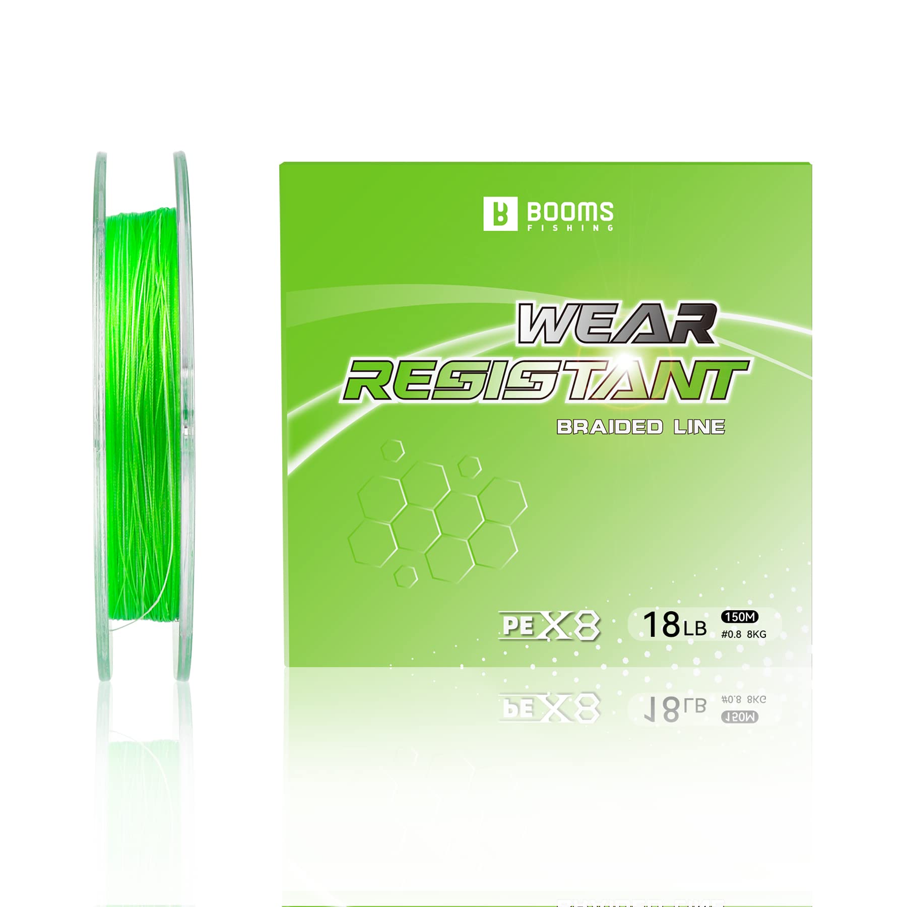 Booms Fishing PE Line X8 Леска для рыбалки 150 м Износостойкая Сверхвысокая прочность Высокая чувствительность 8 плетение Зеленый Нет. 0.8
Booms Fishing PE Line X8 Леска для рыбалки 150 м Износостойкая Сверхвысокая прочность Высокая чувствительность 8 плетение Зеленый Нет. 0.8