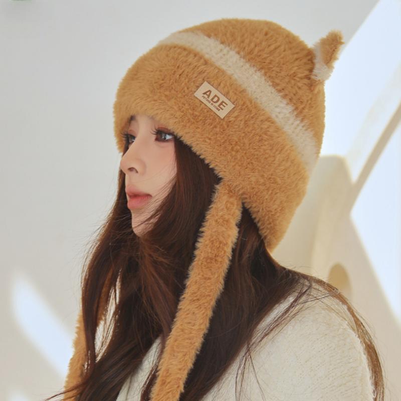 Winter Thickened Cat Ear Tie Pullover Hat for Girls Cute Age-reducing All-match Knitted Hat M(56-58cm) оранжевый
Winter Thickened Cat Ear Tie Pullover Hat for Girls Cute Age-reducing All-match Knitted Hat M(56-58cm) оранжевый