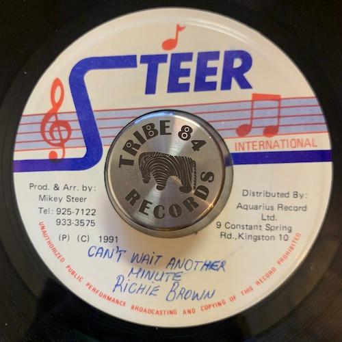 7inch Record RICHIE BROWN - Can t Wait Another Minute NONE Steer Internati 1991 Jamaica Reggae, Ska & Dub Used
7inch Record RICHIE BROWN - Can t Wait Another Minute NONE Steer Internati 1991 Jamaica Reggae, Ska & Dub Used