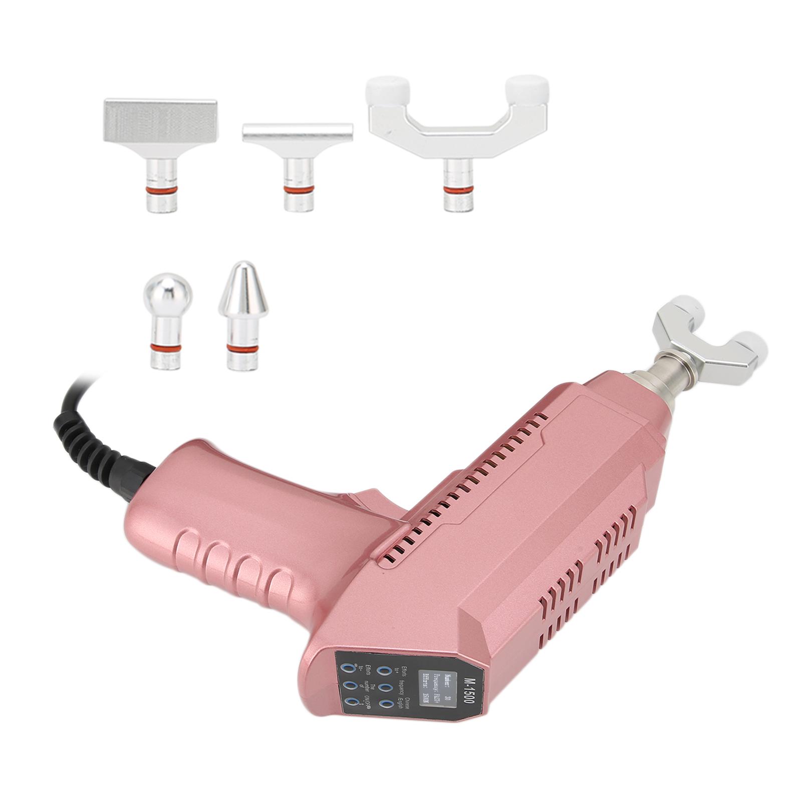 Электрический массажер для позвоночника с регулируемой силой, хиропрактика, корректор, пистолет (Розовое золото)США EU Plug
Электрический массажер для позвоночника с регулируемой силой, хиропрактика, корректор, пистолет (Розовое золото)США EU Plug