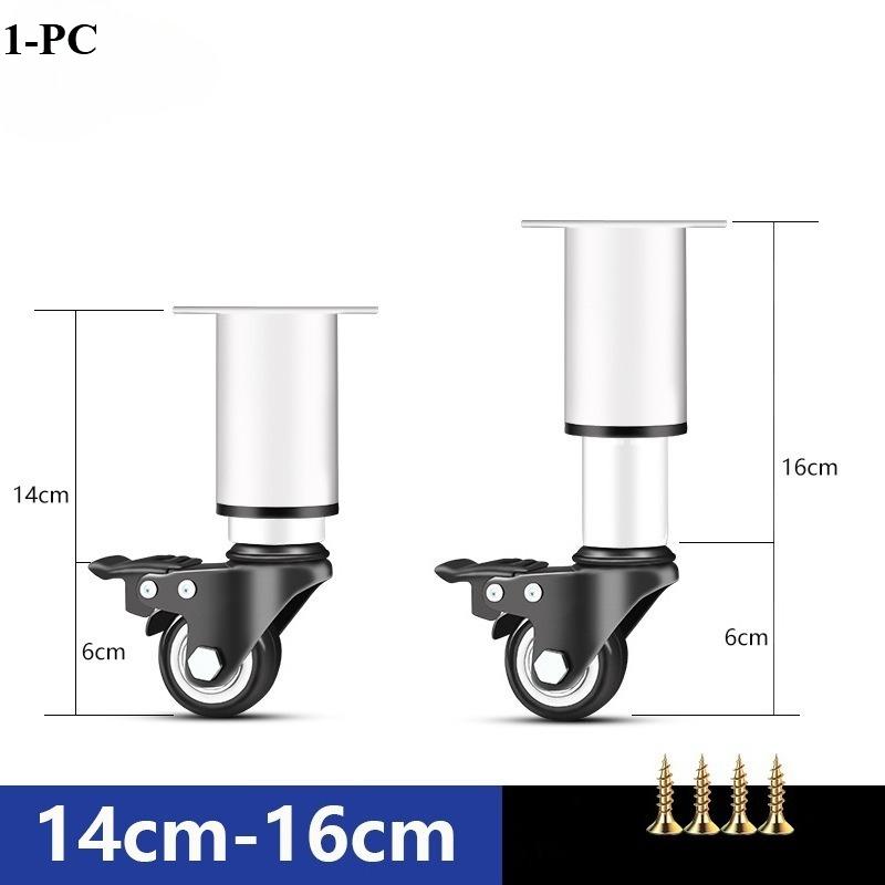 1PC 14-16/18-24cm Adjustable Furniture Feet High Quality Universal Caster Wheel for Furniture Swivel Caster Silent Portability
1PC 14-16/18-24cm Adjustable Furniture Feet High Quality Universal Caster Wheel for Furniture Swivel Caster Silent Portability