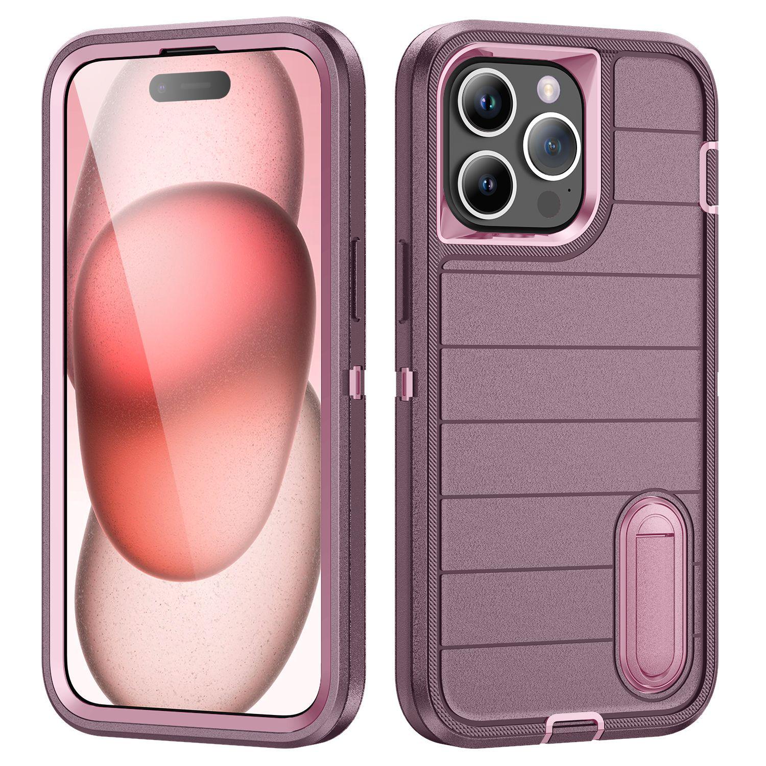 Universal Apple 15/16 Pro Max & Samsung Rugged Phone Case with Stand, Second-Generation, Drop-Proof, Water-Resistant Cover iPhone 11 фиолетовый/светло-розовый
Universal Apple 15/16 Pro Max & Samsung Rugged Phone Case with Stand, Second-Generation, Drop-Proof, Water-Resistant Cover iPhone 11 фиолетовый/светло-розовый