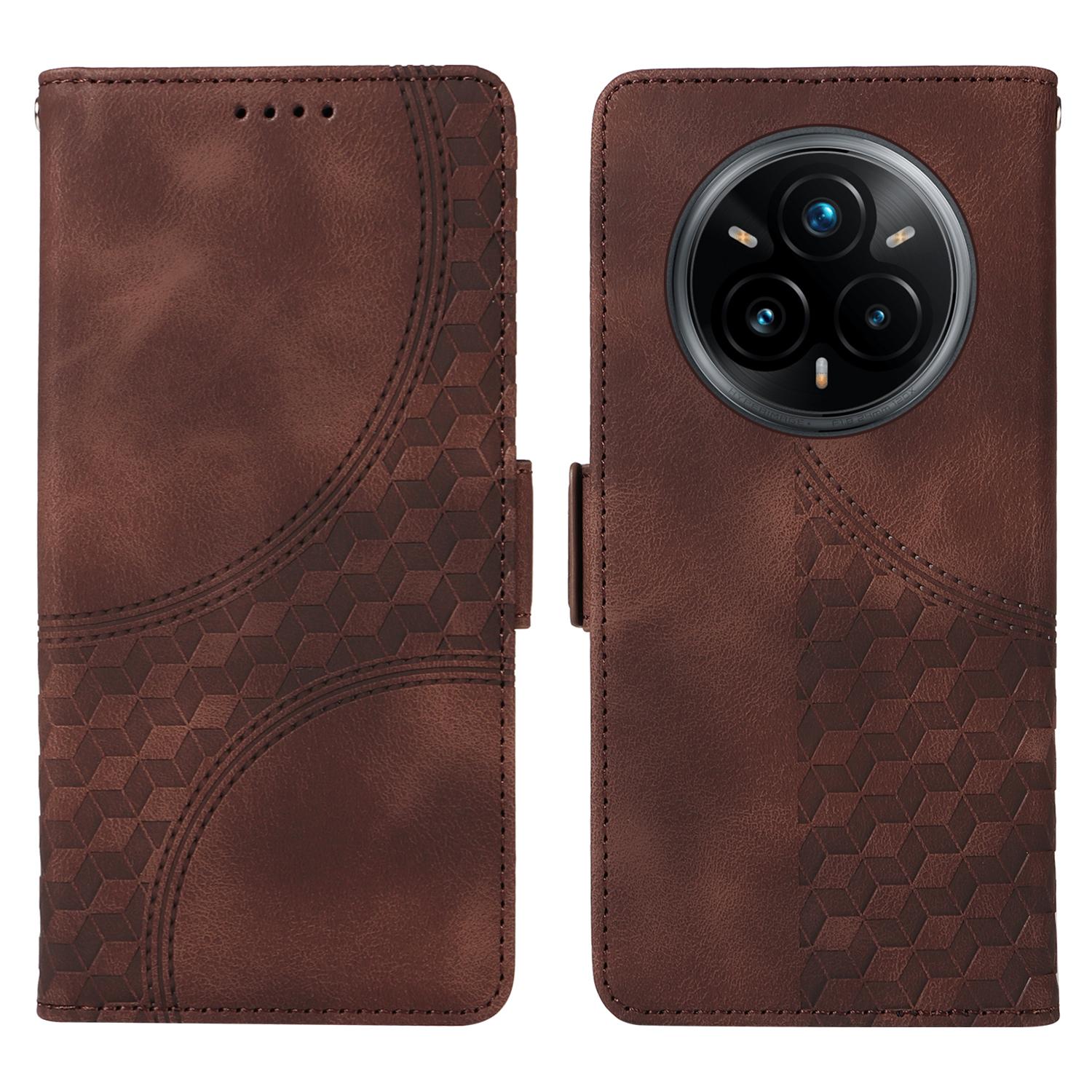 For Realme 14 Pro+ 5G Case PU Leather Phone Cover Rhombus Starry Imprinted Brown
For Realme 14 Pro+ 5G Case PU Leather Phone Cover Rhombus Starry Imprinted Brown