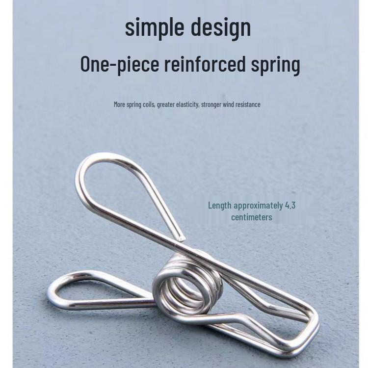 Ветрозащитные зажимы из нержавеющей стали для бельевой веревки, файлов, носков, полотенец и парниковой пленки 3 pcs - Strong Grip
Ветрозащитные зажимы из нержавеющей стали для бельевой веревки, файлов, носков, полотенец и парниковой пленки 3 pcs - Strong Grip