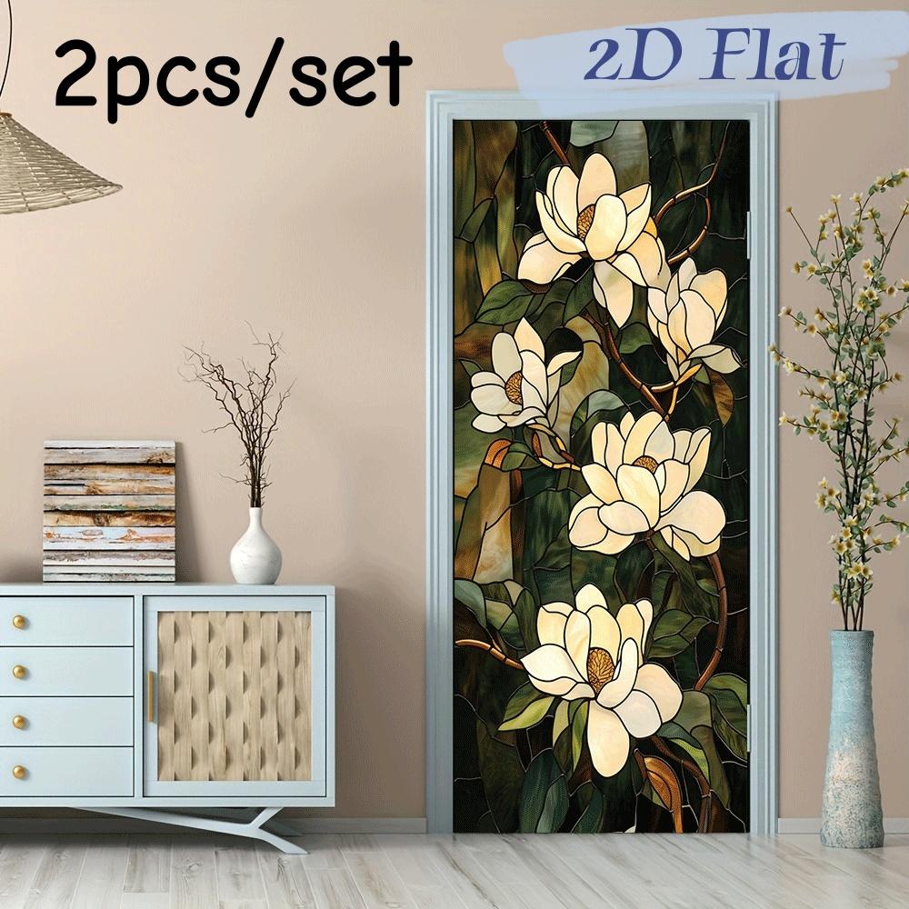 2pcs American retro painted magnolia glass stickers, living room bedroom door and window decoration stickers, static adhesive fr (as the picture,38.5x200cmx2)
2pcs American retro painted magnolia glass stickers, living room bedroom door and window decoration stickers, static adhesive fr (as the picture,38.5x200cmx2)