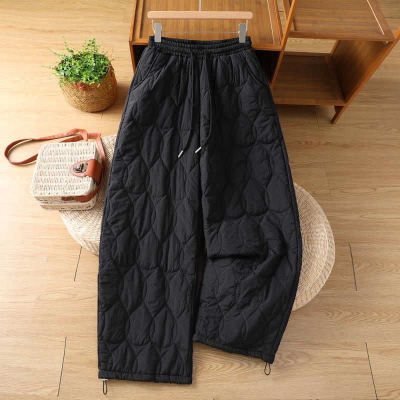 2025 Winter Korean Style Women s Padded Cotton Wide-Leg Casual Pants, Elastic Waist, Warm and Versatile. XL чорний
2025 Winter Korean Style Women s Padded Cotton Wide-Leg Casual Pants, Elastic Waist, Warm and Versatile. XL чорний
