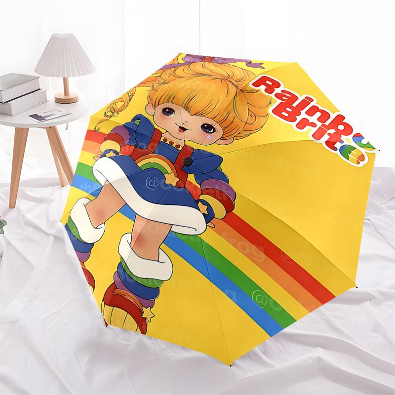 Rainbow Brite Automatic Folding Umbrella - Portable 3-Fold Design with 8-Bone Steel Frame, Perfect for Fans, Travelers, and Daily Use Gifts0
Rainbow Brite Automatic Folding Umbrella - Portable 3-Fold Design with 8-Bone Steel Frame, Perfect for Fans, Travelers, and Daily Use Gifts0