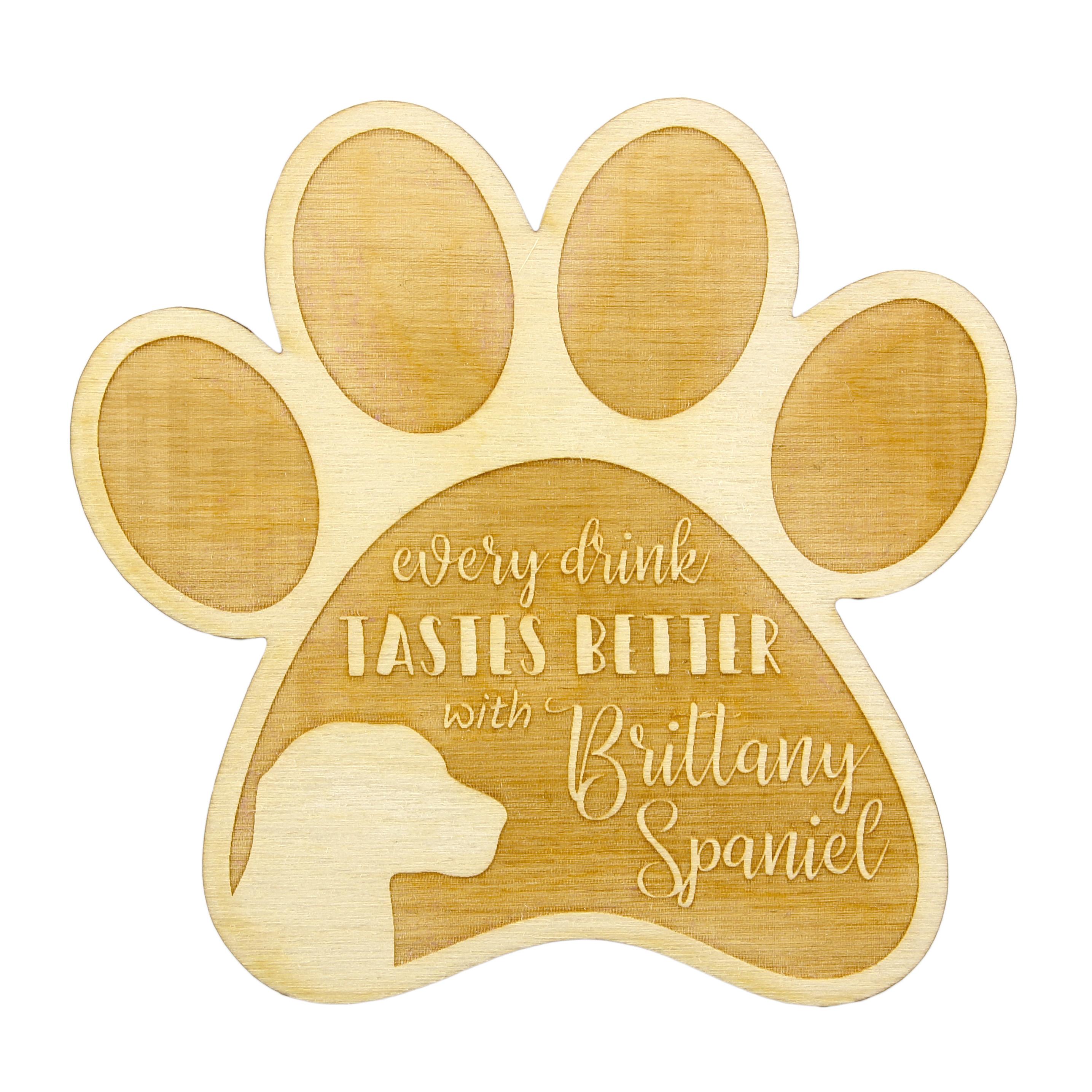 Brittany Spaniel, Brittany Wiegref - Mug coaster, engraved coaster with dog, gift for dog lover by Art-Dog brand
Brittany Spaniel, Brittany Wiegref - Mug coaster, engraved coaster with dog, gift for dog lover by Art-Dog brand