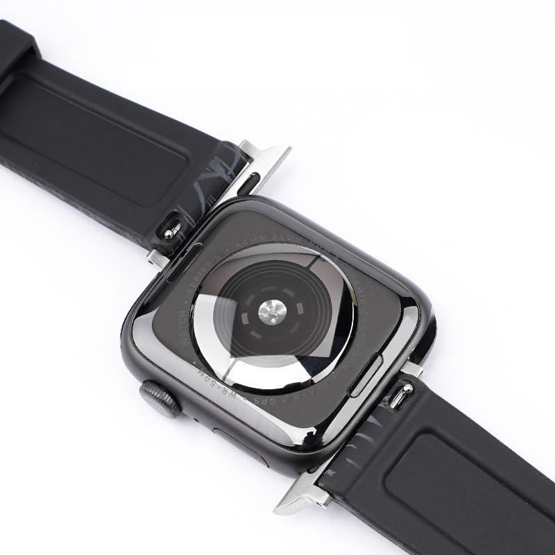 Rubber Watchband For Apple Watch Series 10 42mm/9 8 7 41mm/6 5 4 SE (2022) SE (2023) SE 40mm/3 2 1 38mm Strap with Silver Buckle Yellow
Rubber Watchband For Apple Watch Series 10 42mm/9 8 7 41mm/6 5 4 SE (2022) SE (2023) SE 40mm/3 2 1 38mm Strap with Silver Buckle Yellow