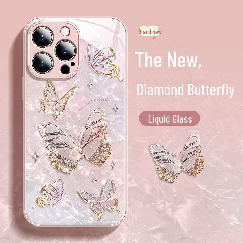 New Diamond Butterfly Glass Case for iPhone 11, 12, 13, 14, and 15 - Premium Design for Good Fortune iPhone XS
New Diamond Butterfly Glass Case for iPhone 11, 12, 13, 14, and 15 - Premium Design for Good Fortune iPhone XS