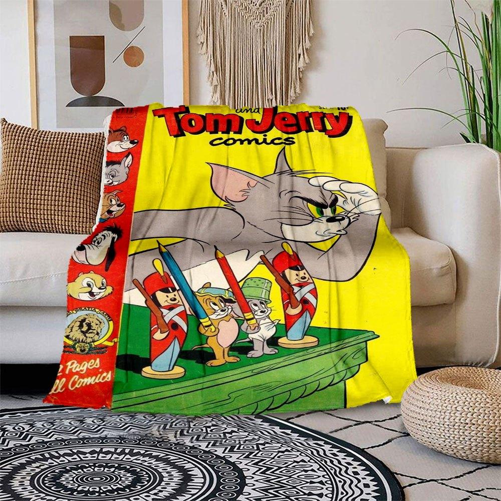 Tom and Jerry Comics #1 (1940) - Golden Age Comic BookBlanket Flannel Throw Blanket for Sofa, Bed, Travel, Camping, Office 100x150cm
Tom and Jerry Comics #1 (1940) - Golden Age Comic BookBlanket Flannel Throw Blanket for Sofa, Bed, Travel, Camping, Office 100x150cm