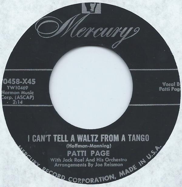 7-дюймовая пластинка PATTI PAGE JACK RAEL HIS ORCHEST I Cant Tell A Waltz From A Tango 70458X45 Mercury 1954 US Pop Б/у
7-дюймовая пластинка PATTI PAGE JACK RAEL HIS ORCHEST I Cant Tell A Waltz From A Tango 70458X45 Mercury 1954 US Pop Б/у