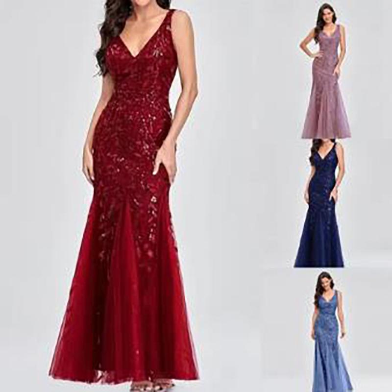 Elegant Fashionable V Neck Sequin Dress Stylegown Summer Sleeveless XS темно-синього кольору
Elegant Fashionable V Neck Sequin Dress Stylegown Summer Sleeveless XS темно-синього кольору
