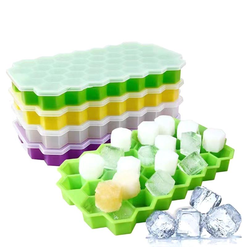 37 Grid Honeycomb Silicone Ice Cube Mold With Lids Large-capacity Ice Tray Mold Reusable Food Grade Ice Maker Mould жёлтый
37 Grid Honeycomb Silicone Ice Cube Mold With Lids Large-capacity Ice Tray Mold Reusable Food Grade Ice Maker Mould жёлтый