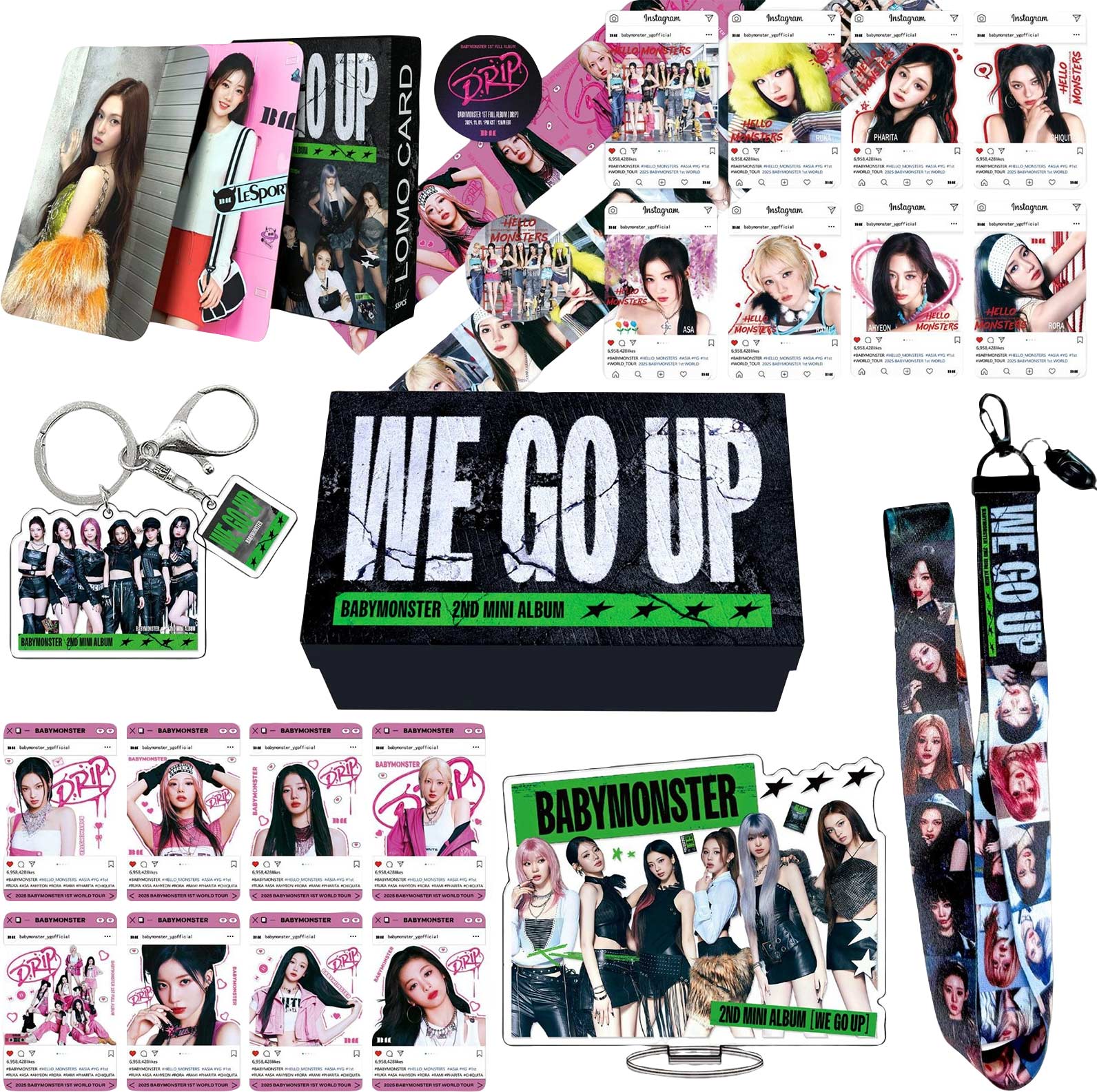 Star GIrls Group Peripherals, Stand,alone Sticker Small Card Lanyard Set, Ideal Gift For Follow Star People One Size
Star GIrls Group Peripherals, Stand,alone Sticker Small Card Lanyard Set, Ideal Gift For Follow Star People One Size