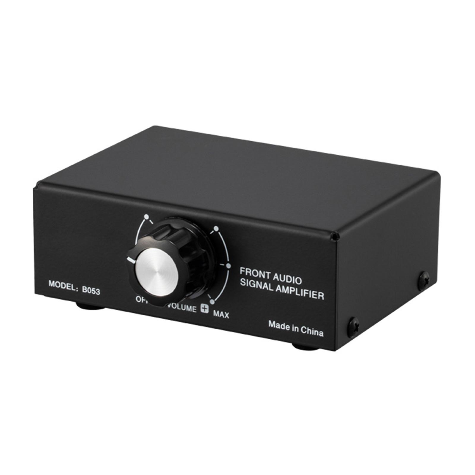 Preamplifier Sound Preamp Audio Amplifier with Volume Control Stereo Audio Amplifier Receiver 3.5mm for Speakers
Preamplifier Sound Preamp Audio Amplifier with Volume Control Stereo Audio Amplifier Receiver 3.5mm for Speakers