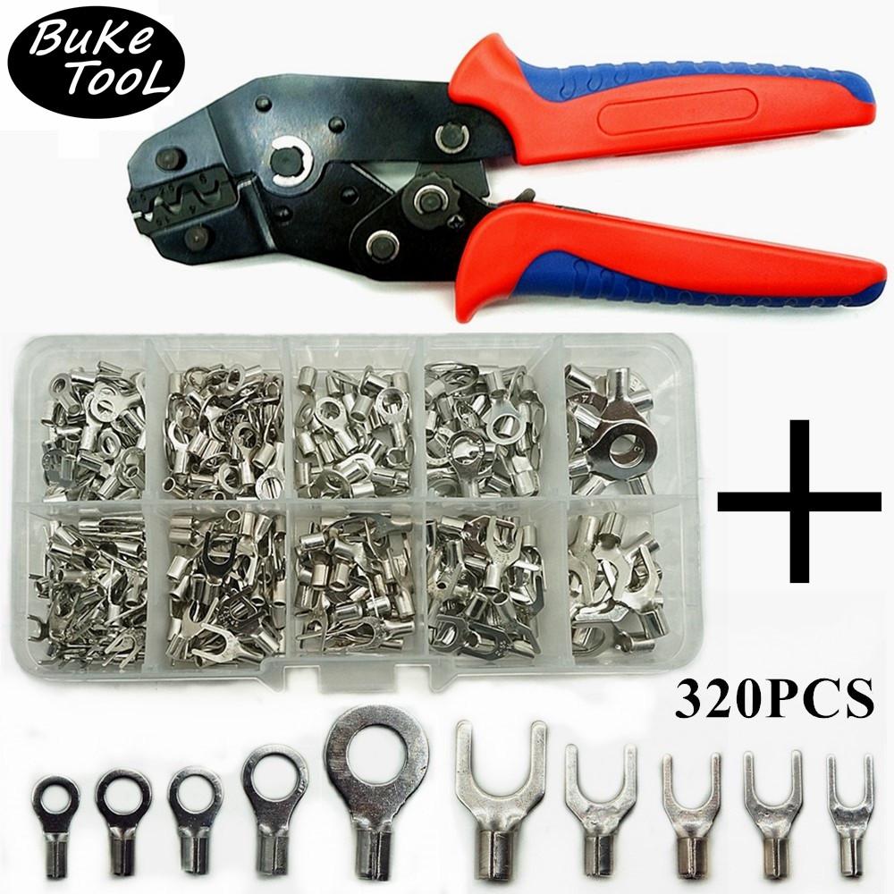 320Pcs/Box Terminals Non-Insulated Ring Fork U-type Brass Terminals Assortment Kit Cable Wire Connector Crimp Spade
320Pcs/Box Terminals Non-Insulated Ring Fork U-type Brass Terminals Assortment Kit Cable Wire Connector Crimp Spade