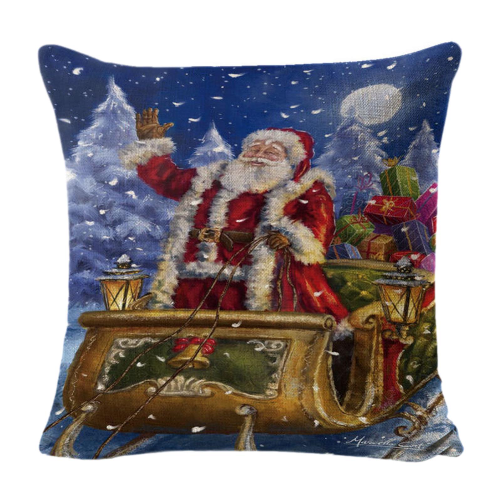 Рождественская наволочка для подушки Санта-Клаус Наволочка Минималистская Современная Универсальная
Рождественская наволочка для подушки Санта-Клаус Наволочка Минималистская Современная Универсальная