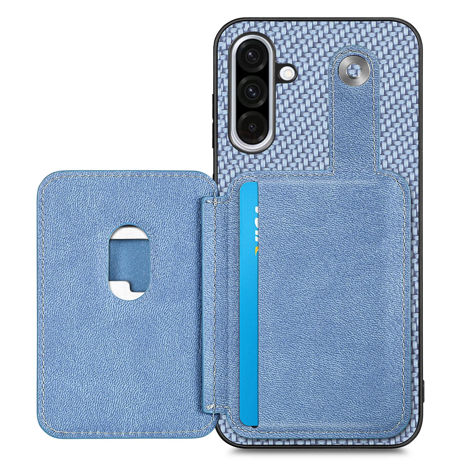 For Samsung Galaxy A26 5G Case Card Slots Kickstand Phone Back Cover with Card Tool Blue
For Samsung Galaxy A26 5G Case Card Slots Kickstand Phone Back Cover with Card Tool Blue