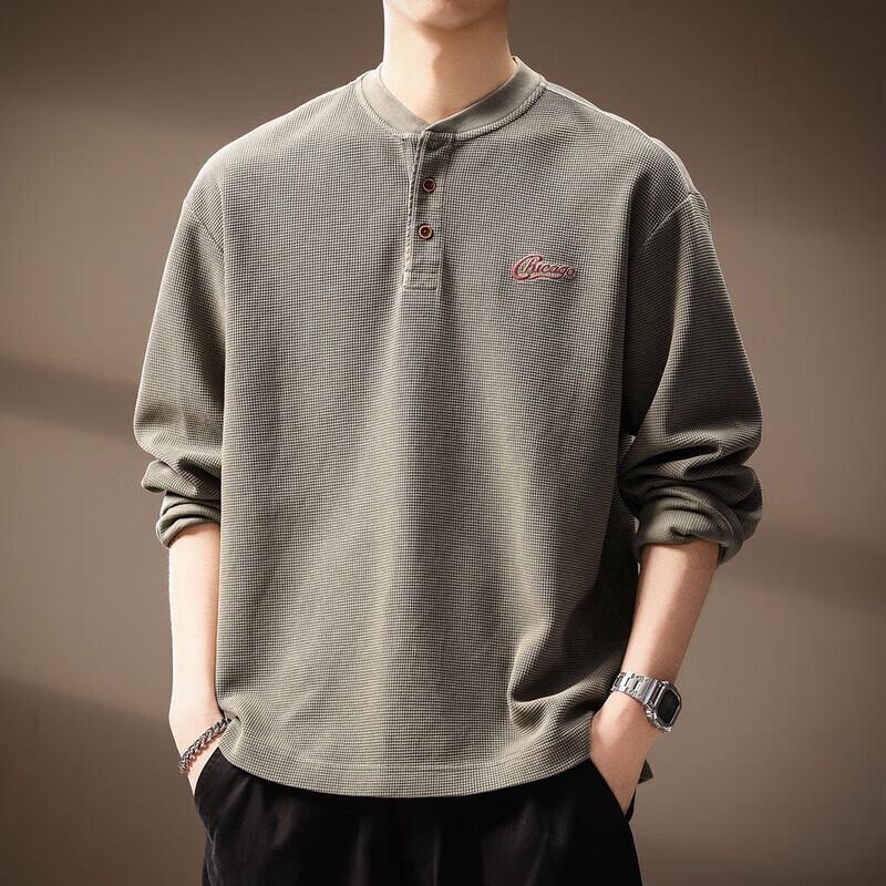 Guise Men s Premium American Retro Textured Henley Long-Sleeve Tee 3XL
Guise Men s Premium American Retro Textured Henley Long-Sleeve Tee 3XL