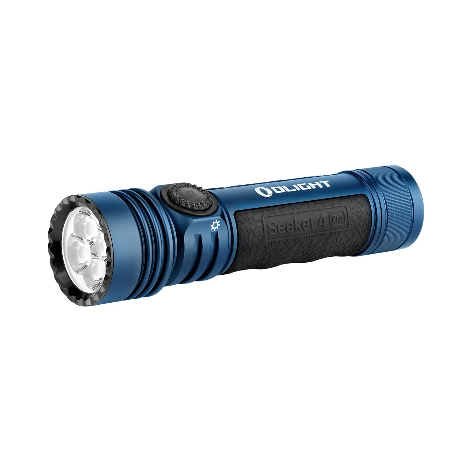 OLIGHT Seeker 4 Pro LED 4600 Up to 260m Rechargeable Durable IPX8 Battery Level Ideal for Night Power and Emergencies Flashlight, Ultra-Bright Lumens, синій
OLIGHT Seeker 4 Pro LED 4600 Up to 260m Rechargeable Durable IPX8 Battery Level Ideal for Night Power and Emergencies Flashlight, Ultra-Bright Lumens, синій
